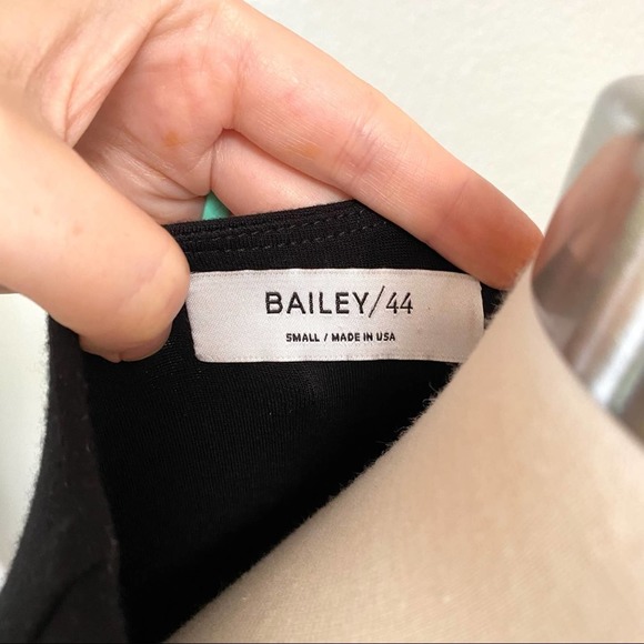 BAILEY 44 Black Vegan Leather Mini Dress Size Small - Picture 8 of 11